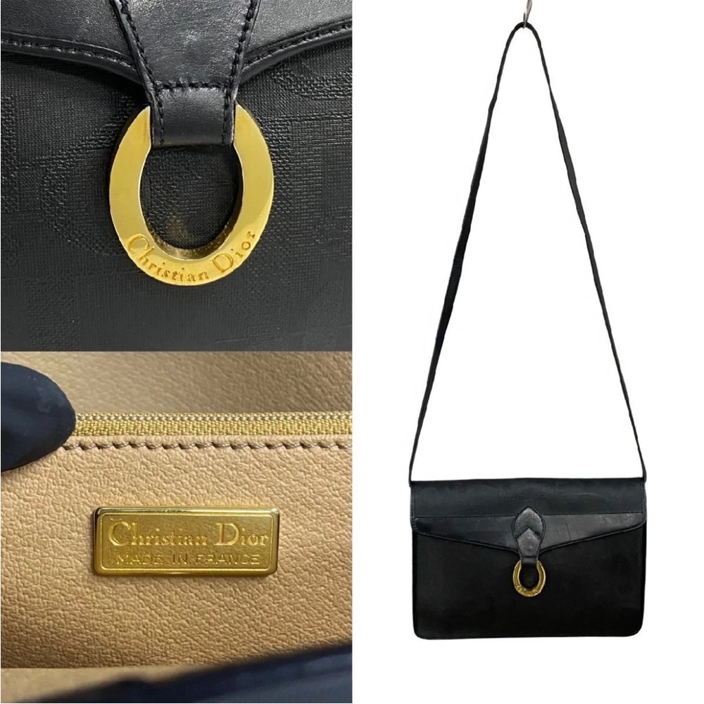 Dior Black Crossbody Bag with Gold Accent - Picture 4 of 11